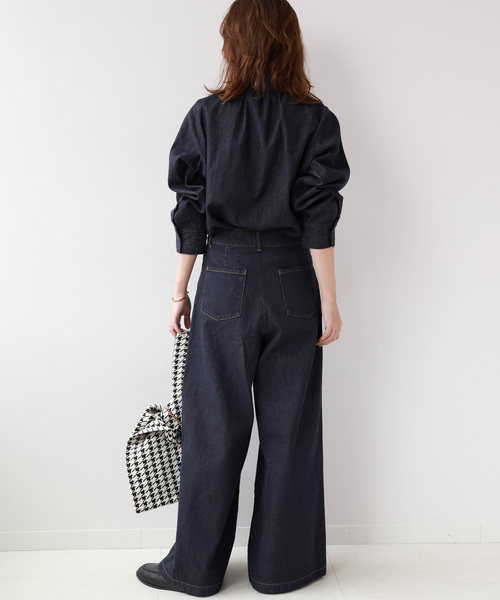 「JOURNAL STANDARD relume」 デニムパンツ 38 ネイビー レディース