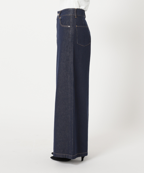 「JOURNAL STANDARD relume」 デニムパンツ 38 ネイビー レディース