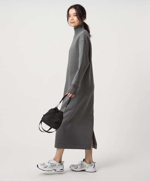 green label relaxing ワンピース ダンボール ハイネック : ZOZOTOWN