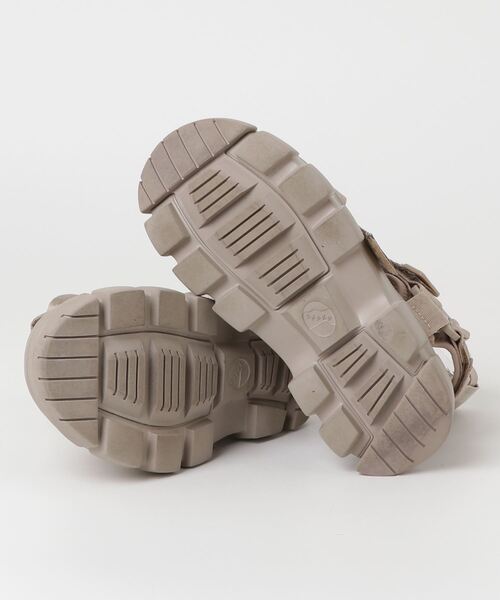 「SHAKA」 フラットサンダル 22cm ベージュ レディース_画像3