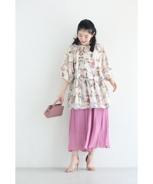 ☆DOLCE&GABBANA☆あじさい　ブラウス ☆DOLCE&GABBANA☆あじさい ブラウス