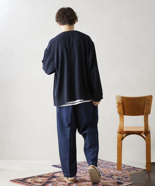 「JOURNAL STANDARD relume」 デニムパンツ LARGE ネイビー メンズ