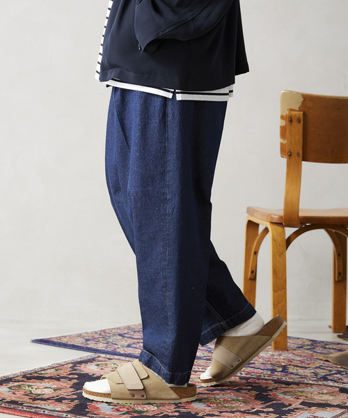 「JOURNAL STANDARD relume」 デニムパンツ LARGE ネイビー メンズ