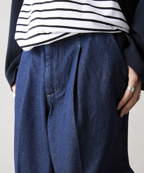 「JOURNAL STANDARD relume」 デニムパンツ LARGE ネイビー メンズ