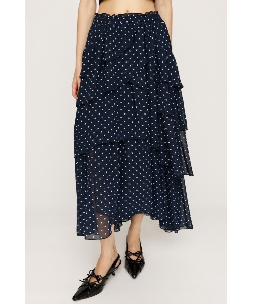 SLY（スライ） スカート RANDOM FRILL SK ランダム フリル スカート