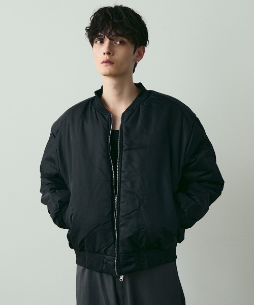 Shoowtime ブルゾン アウター Reversible MA-1 Blouson Camo ＆ Black