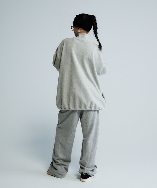 トレーナー スウェット 「Les Fleurs」ロゴハーフZIPスウェット/599001 レディース | JEANASIS | 12