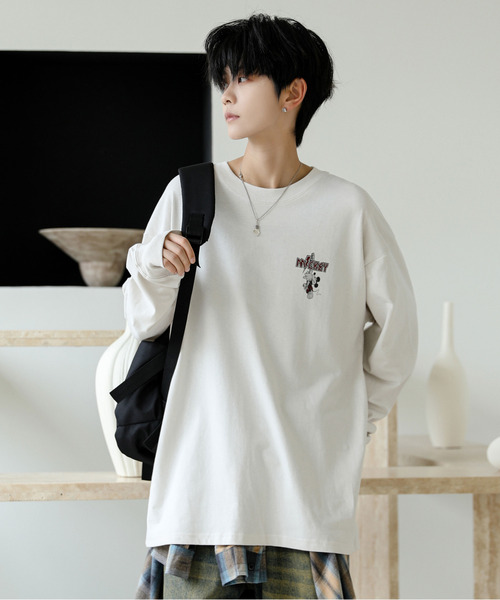 Disney（ディズニー） tシャツ 「neos」ルーズシルエット ミッキー