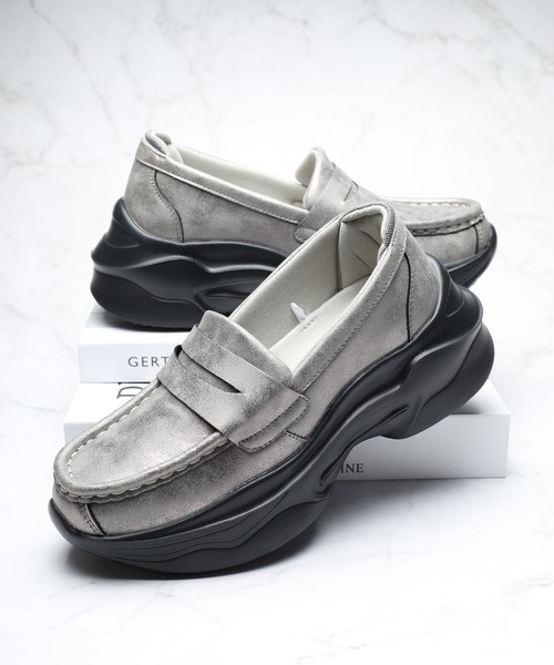 kitson（キットソン） ローファー 厚底 ウェッジソール 軽量