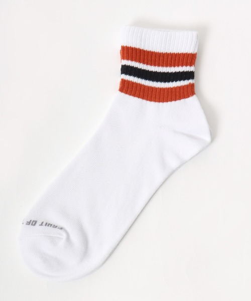 FRUIT OF THE LOOM（フルーツオブザルーム） 靴下 ラインソックス10足