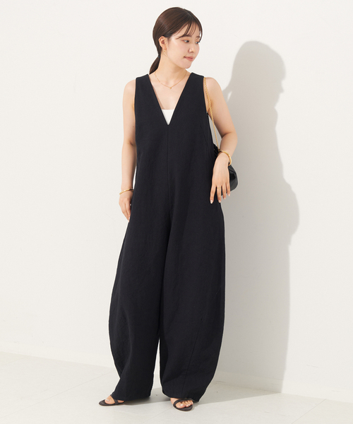 「Plage」 オーバーオール 36 ブラック レディース_画像3