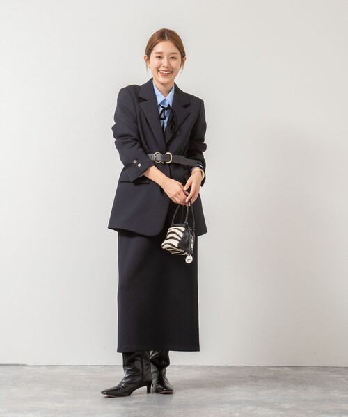 NOLLEY'S（ノーリーズ） スカート 「セットアップ対応」ウォッシャブル