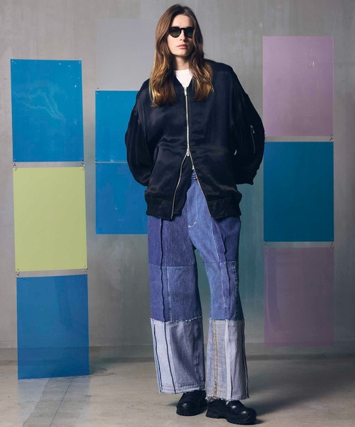 「MAISON SPECIAL」 半袖Tシャツ 2 パープル メンズ_画像6