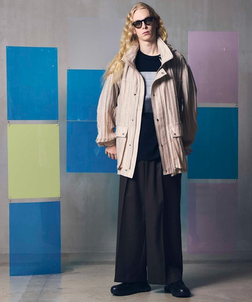 「MAISON SPECIAL」 半袖Tシャツ 2 パープル メンズ_画像8