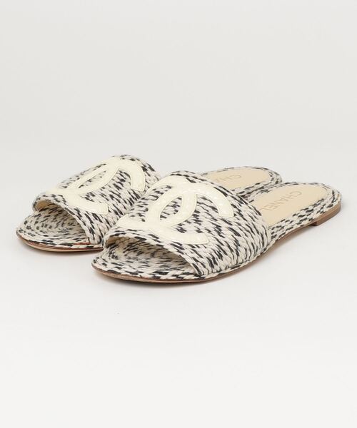 CHANEL（シャネル） フラットサンダル 38 ベージュ レディース 