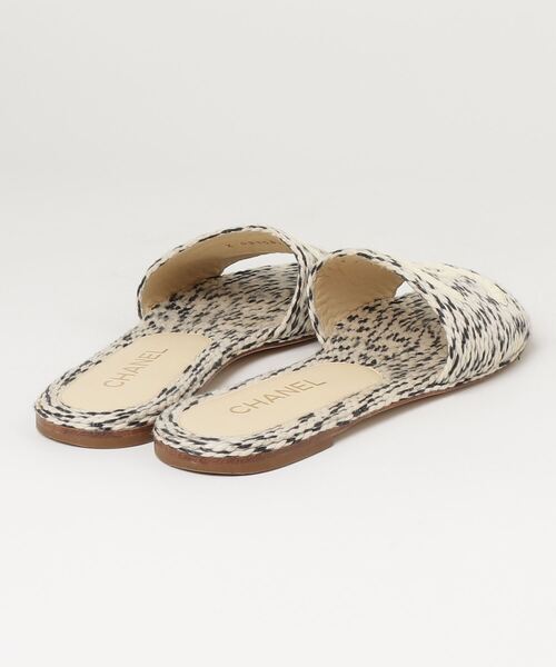 CHANEL（シャネル） フラットサンダル 38 ベージュ レディース 
