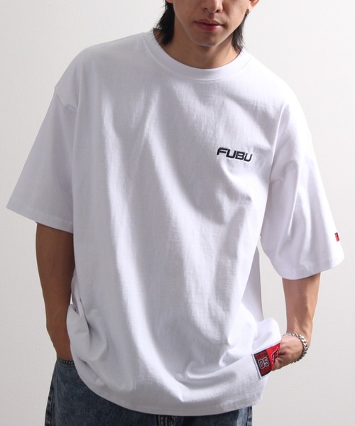 「FUBU」 半袖Tシャツ XX-LARGE レッド メンズ_画像6