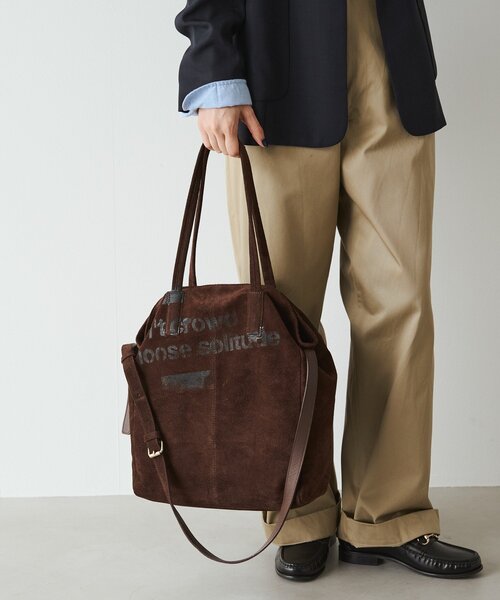 russet（ラシット） トートバッグ ステンシルデザインスエード2WAY