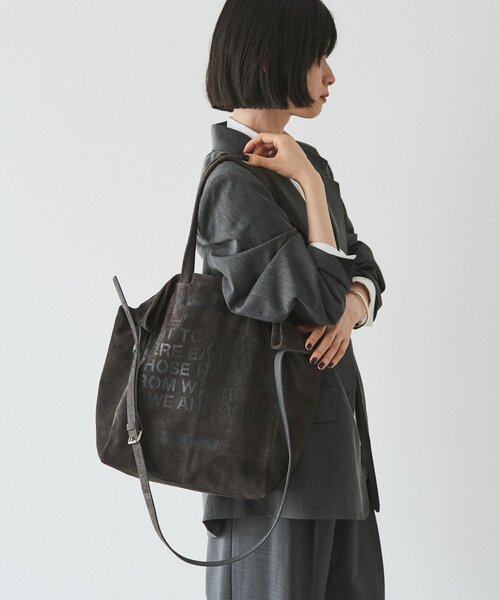 russet（ラシット） トートバッグ ステンシルデザインスエード2WAY
