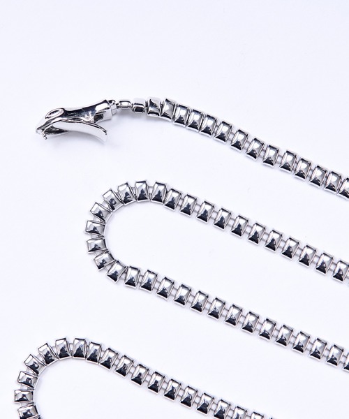 Ellno Loset（エルノロゼット） ベルト スネーククリップチェーン