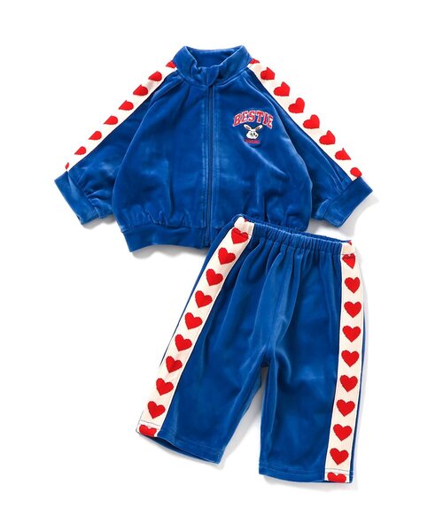 セットアップ Bpop ベビーベロアセットアップ キッズ 子供服 男の子 女の子 | BREEZE | 06