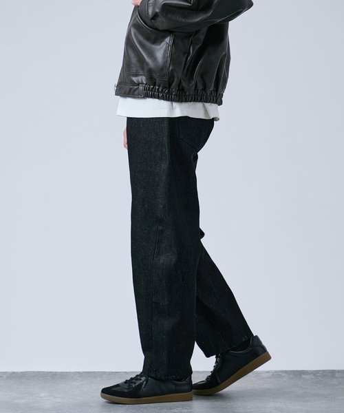 【新品】ARTS&SCIENCE / ナロー5ポケットパンツ 黒 30 B.C STOCK（ベーセーストック） ジーンズ 12.5oz CONVEX 5ポケット