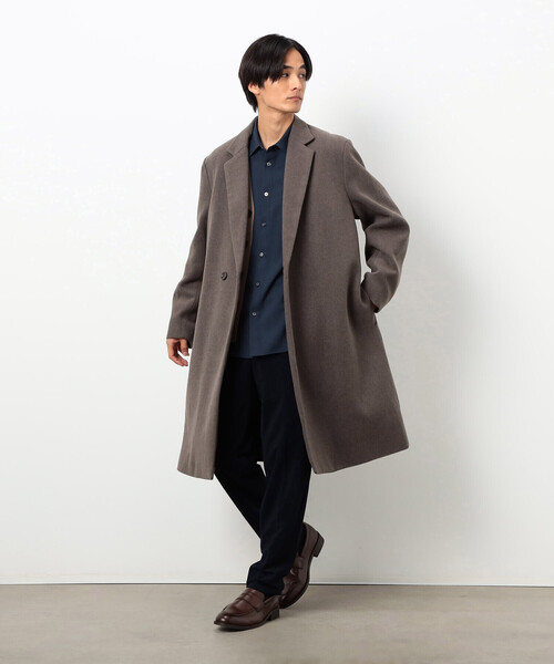 COMME CA ISM（コムサイズム） チェスターコート コート ウール