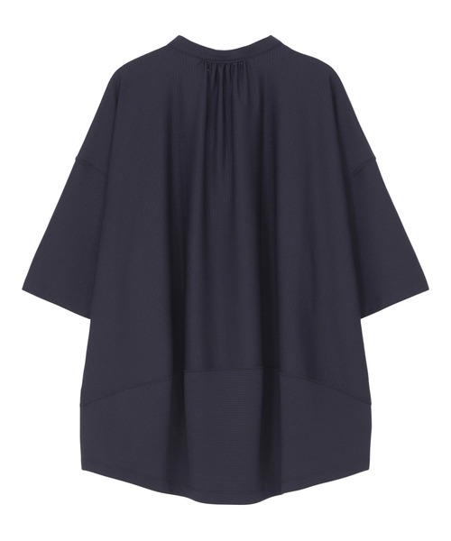 「ZUCCa」 半袖ブラウス M size ネイビー レディースの画像