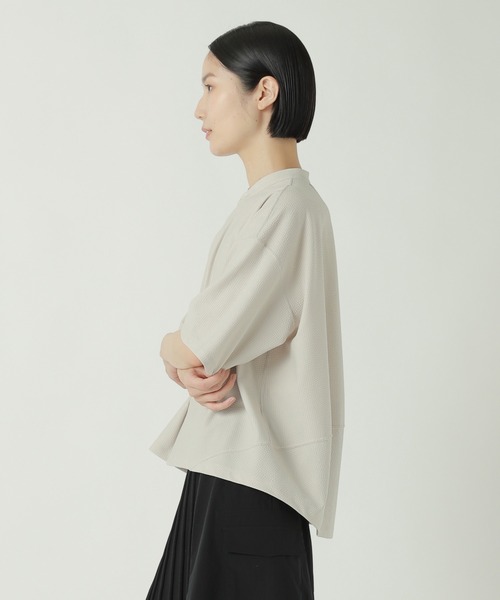 「ZUCCa」 半袖ブラウス M size ネイビー レディースの画像