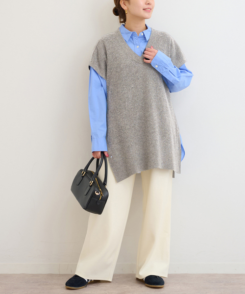 【新品！】JOURNAL STANDARD relume ポンチョベスト ウールカシミヤミックスポンチョベスト（ベスト）｜JOURNAL STANDARD