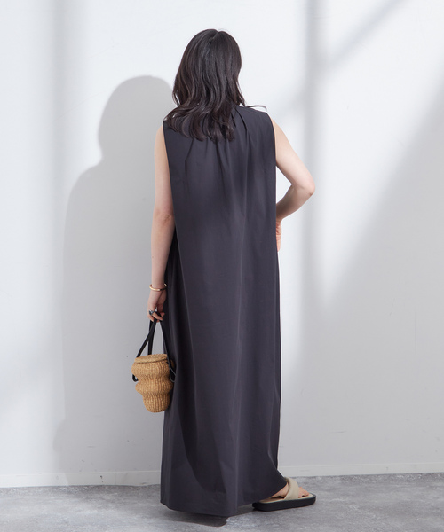 「journal standard L'essage」 ノースリーブワンピース FREE ブルー レディース_画像4