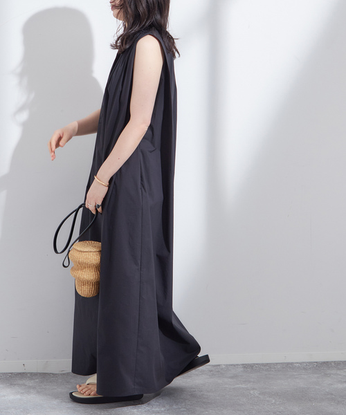 「journal standard L'essage」 ノースリーブワンピース FREE ブルー レディース_画像5