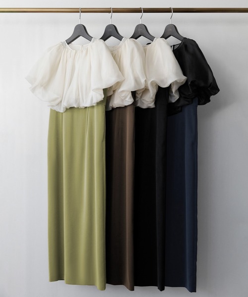 「GIRL」 半袖ワンピース S モカ レディース_画像2