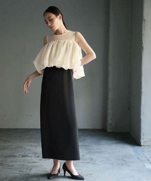 「GIRL」 半袖ワンピース S モカ レディース_画像4