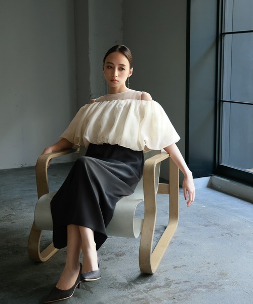 「GIRL」 半袖ワンピース S モカ レディース_画像5