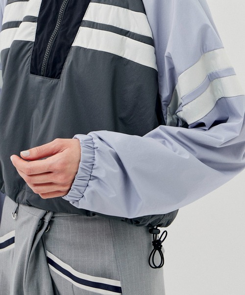 「A + TOKYO」 ナイロンブルゾン FREE ブラック レディース_画像4