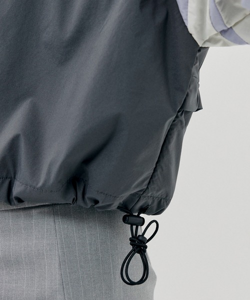 「A + TOKYO」 ナイロンブルゾン FREE ブラック レディース_画像5