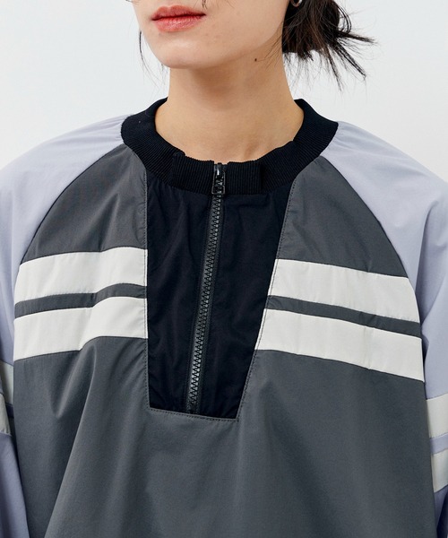 「A + TOKYO」 ナイロンブルゾン FREE ブラック レディース_画像6