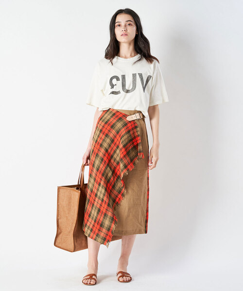 「O'NEIL of DUBLIN」 スカート 10 ネイビー レディース_画像9