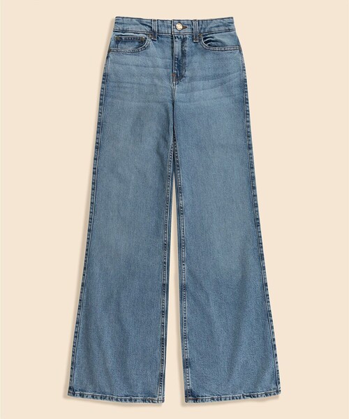 ジーンズ デニム デニムパンツ ストレッチコットン　フレアレッグ　デニムパンツ レディース_6