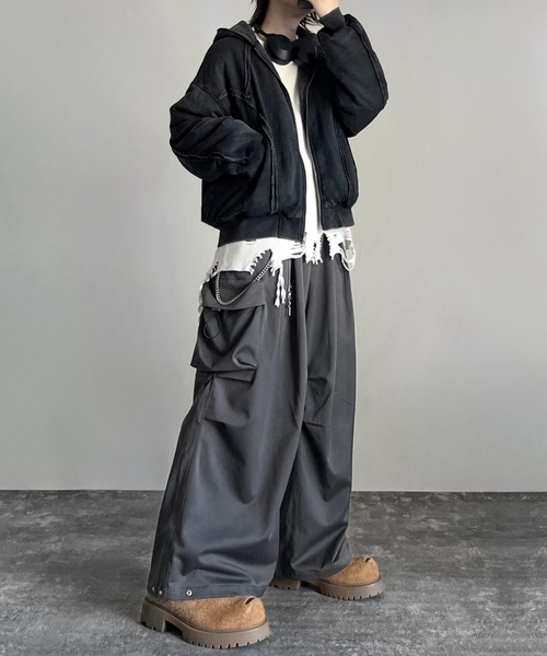 ADRER（アドラー） カーゴパンツ TR 3D volume wide cargo pants / TR