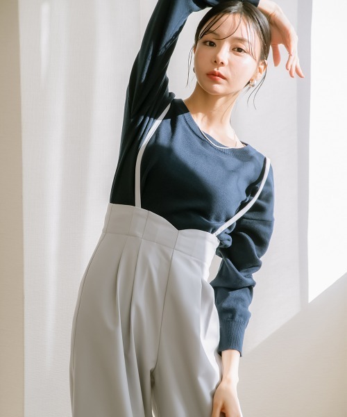 「Petitjo」 オーバーオール - グレー レディース_画像6