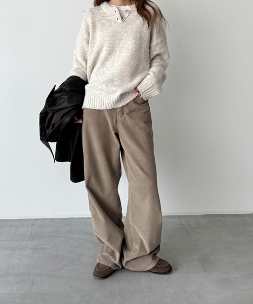 CANAL JEAN（キャナルジーン） パンツ El mar コーデュロイワイド