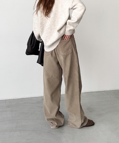 CANAL JEAN（キャナルジーン） パンツ El mar コーデュロイワイド