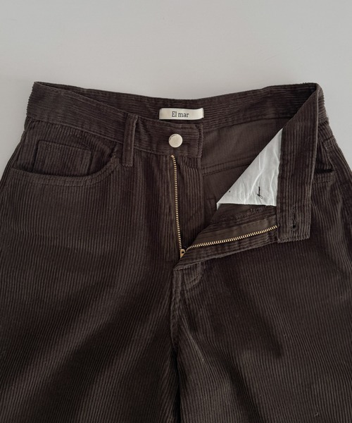 CANAL JEAN（キャナルジーン） パンツ El mar コーデュロイワイド