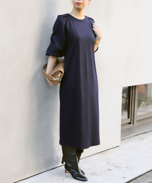 VERMEIL par iena（ヴェルメイユパーイエナ） 長袖ワンピース