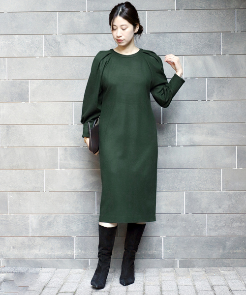 VERMEIL par iena（ヴェルメイユパーイエナ） 長袖ワンピース