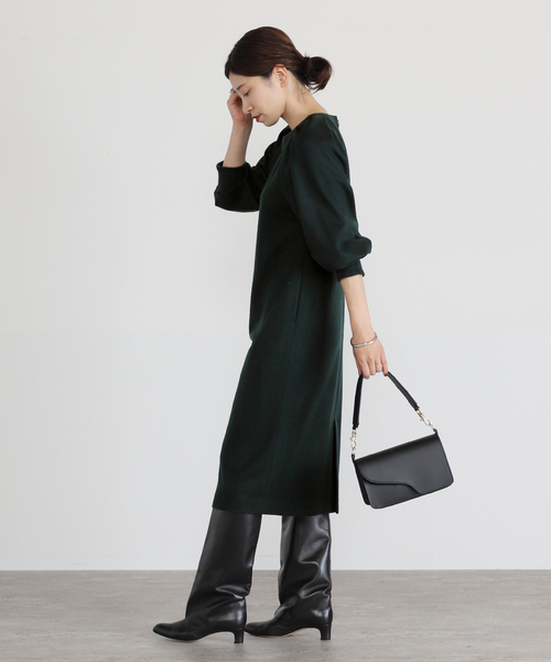 VERMEIL par iena（ヴェルメイユパーイエナ） 長袖ワンピース