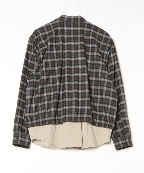 シャツ Double Blouson Shirt/0252 メンズ レディースの画像