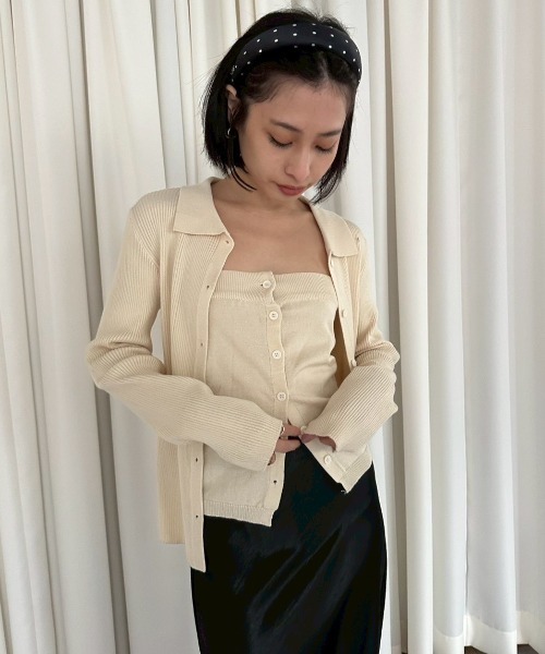 DRWCYS（ドロシーズ） カーディガン ビスチェセットポロトップス